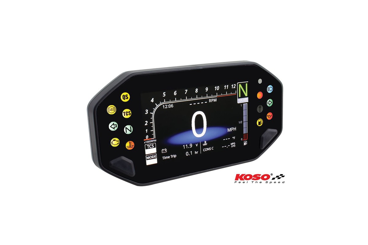 KOSO Digital Multifunction Cockpit, RX-4, MT-07/09, XSR 700/900