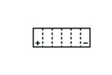 Batterie TECNIUM sans entretien avec pack acide - BTX14-BS