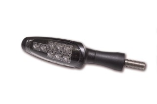 KOSO LED-Indicator Z1 , Black, Smoke, E-mark