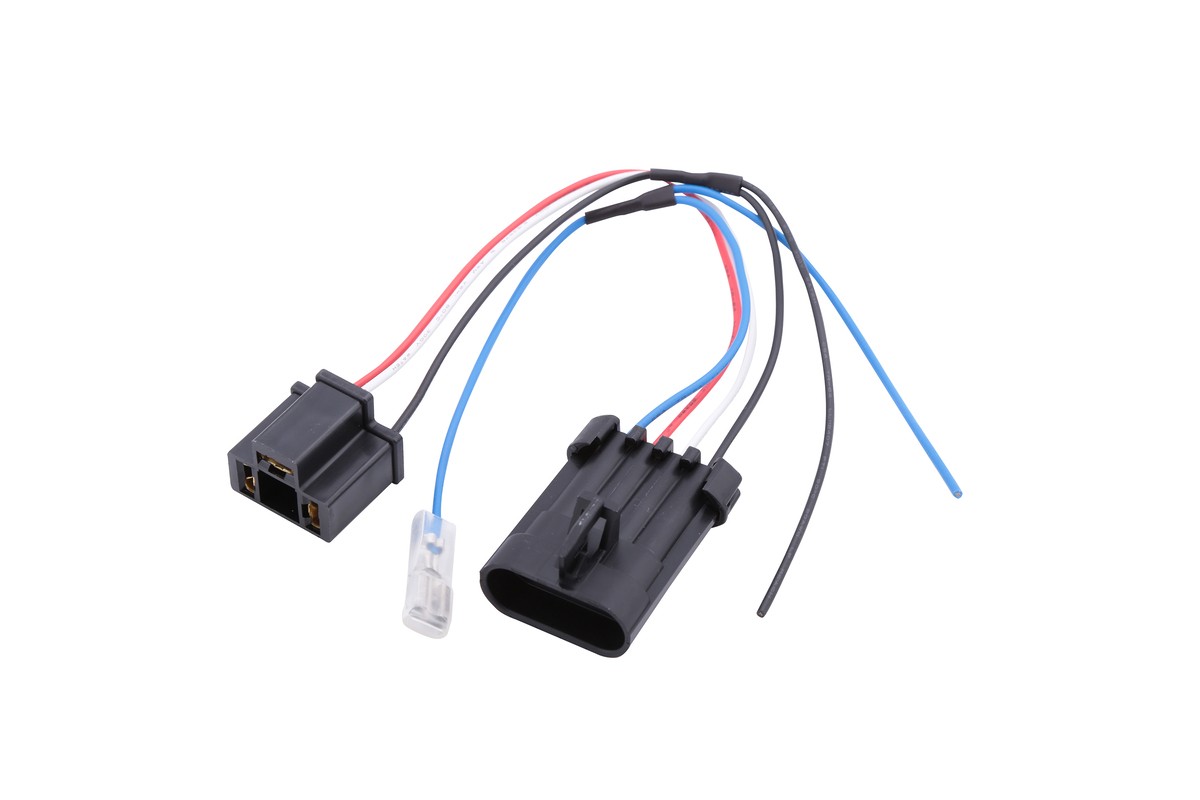 HIGHSIDER TYP A 3-Pin Adapter Cable H4 To H13, For Div. HD Headlight Plugs, Piece