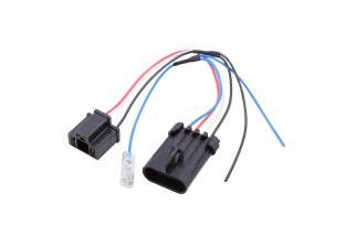 HIGHSIDER TYP A 3-Pin Adapter Cable H4 To H13, For Div. HD Headlight Plugs, Piece