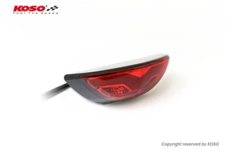 KOSO Led-Taillight, Red GT-03, e-mark.