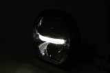 KOSO LED Headlight, Black, Side Mount