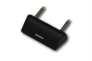 KOSO Mini LED License Plate Light, Black, E-mark