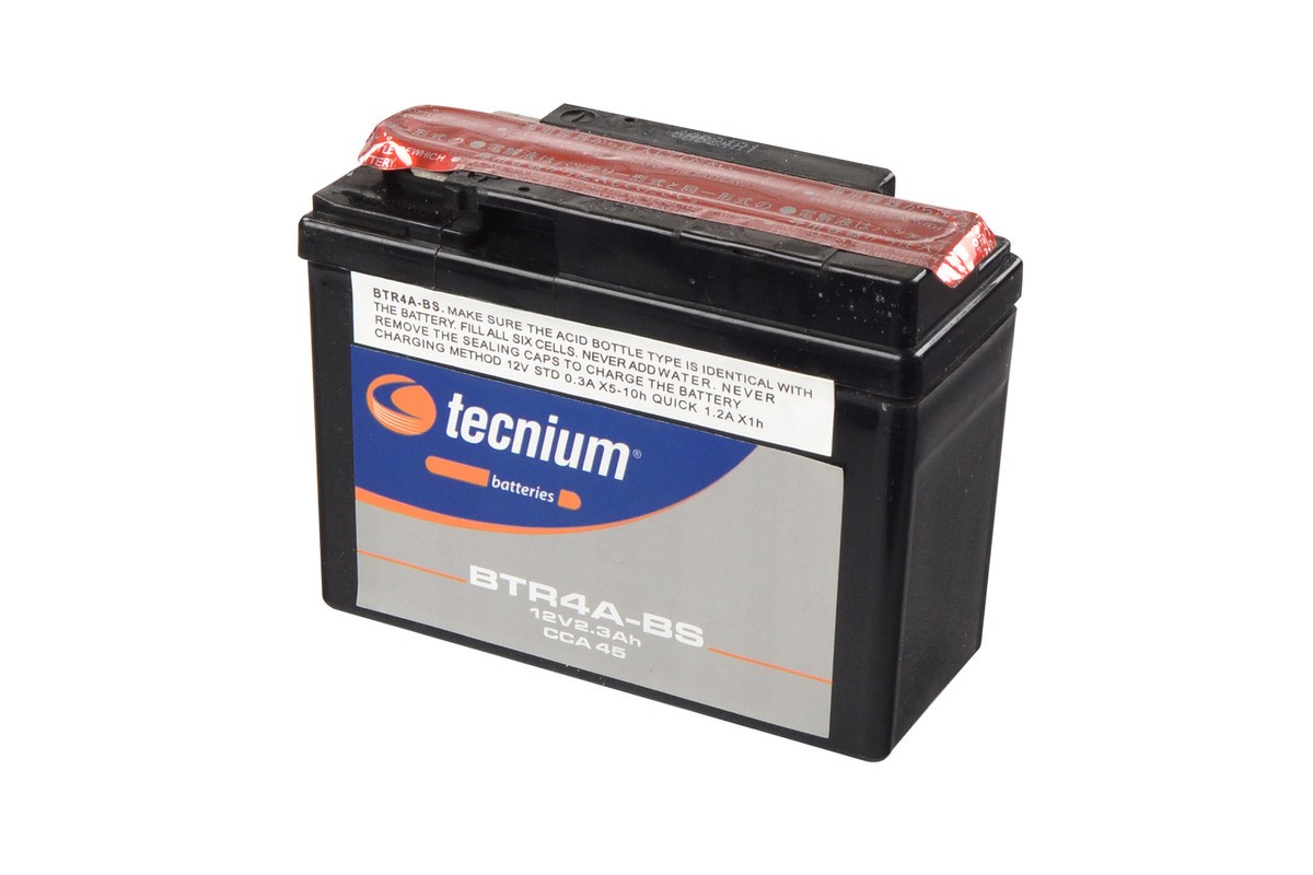 Batterie TECNIUM sans entretien avec pack acide - BTR4A-BS