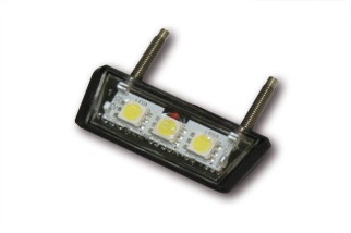KOSO Mini LED License Plate Light, Black, E-mark