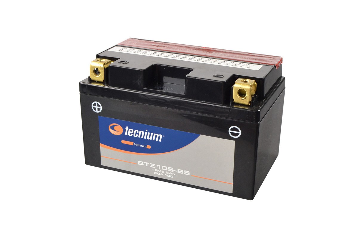 Batterie TECNIUM sans entretien avec pack acide - BTZ10S-BS