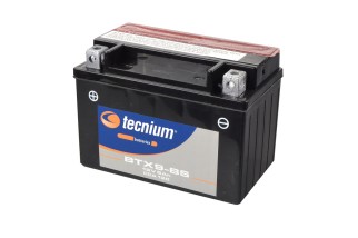 Batterie TECNIUM sans entretien avec pack acide - BTX9-BS