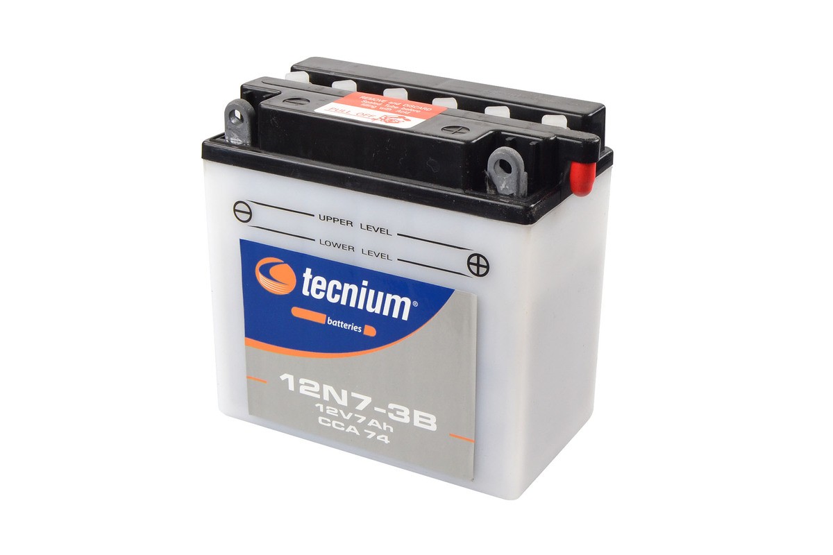 Batterie TECNIUM conventionnelle avec pack acide - 12N7-3B