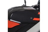 Kit grip de réservoir R&G RACING 2 pièces - noir Aprilia Tuono V4