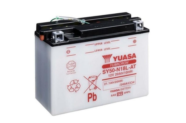 Batterie YUASA conventionnelle sans pack acide - SY50-N18L-AT