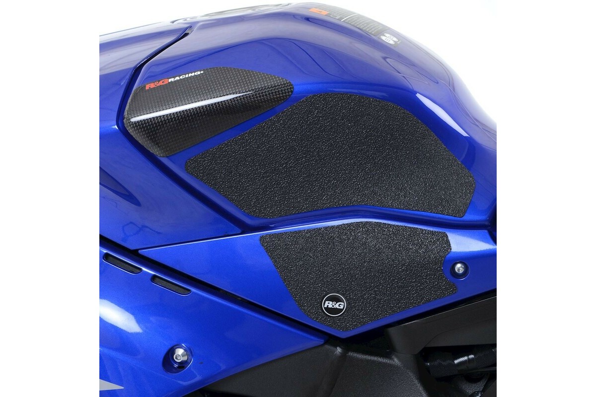 Kit grip de réservoir R&G RACING noir (4 pièces) Yamaha YZF-R1