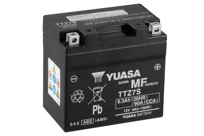 Batterie YUASA sans entretien activé usine - TTZ7S