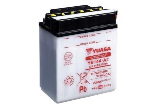 Batterie YUASA conventionnelle sans pack acide - YB14A-A2