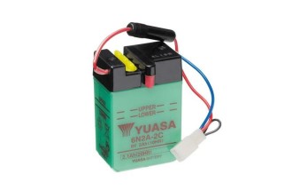 Batterie YUASA conventionnelle sans pack acide - 6N2A-2C