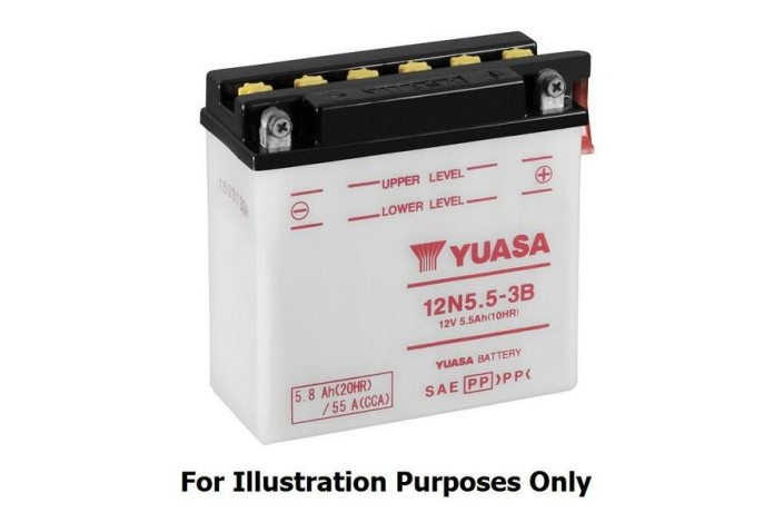 Batterie YUASA conventionnelle sans pack acide - 12N24-3A