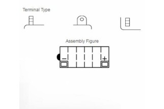 Batterie YUASA conventionnelle sans pack acide - 12N24-3A