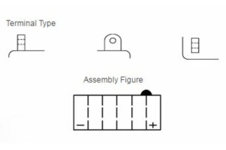 Batterie YUASA conventionnelle sans pack acide - YB7C-A