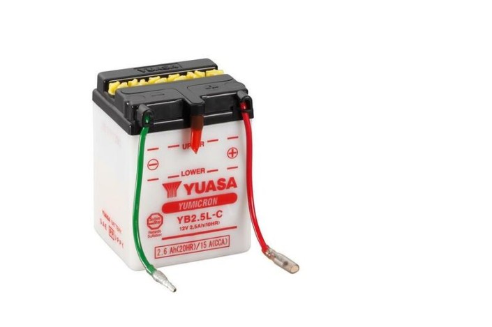 Batterie YUASA conventionnelle sans pack acide - YB2.5L-C