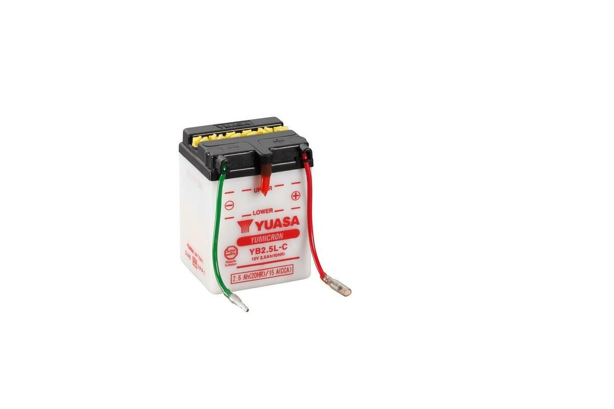 Batterie YUASA conventionnelle sans pack acide - YB2.5L-C