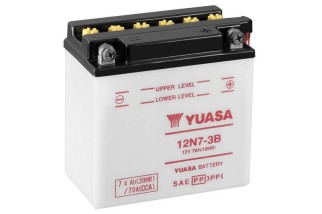 Batterie YUASA conventionnelle sans pack acide - 12N7-3B