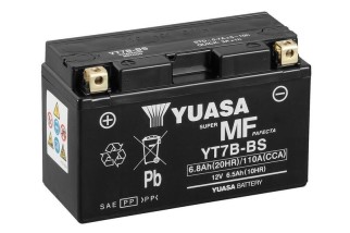 Batterie YUASA sans entretien avec pack acide - YT7B-BS