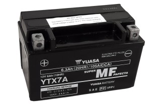 Batterie YUASA W/C sans entretien activée usine - YTX7A FA