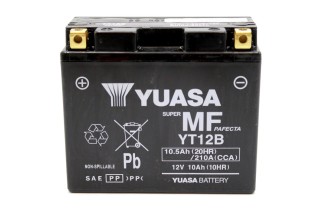 Batterie YUASA W/C sans entretien activée usine - YT12B FA