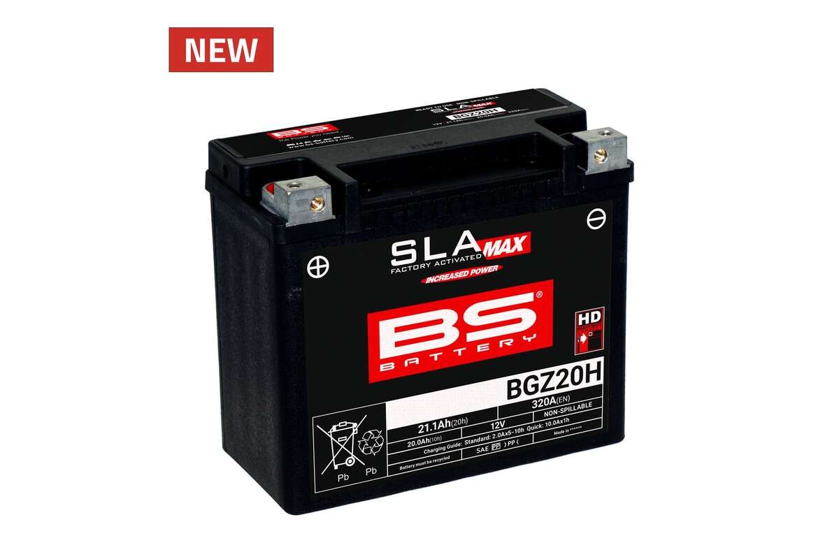 Batterie BS BATTERY SLA Max sans entretien activée usine - BGZ20H