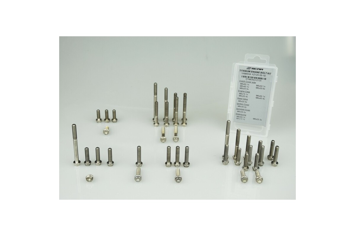 Kit vis moteur SCAR 34 vis titane