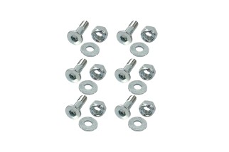 Kit visserie de couronne RFX Race M8 x 30mm - 6 pièces
