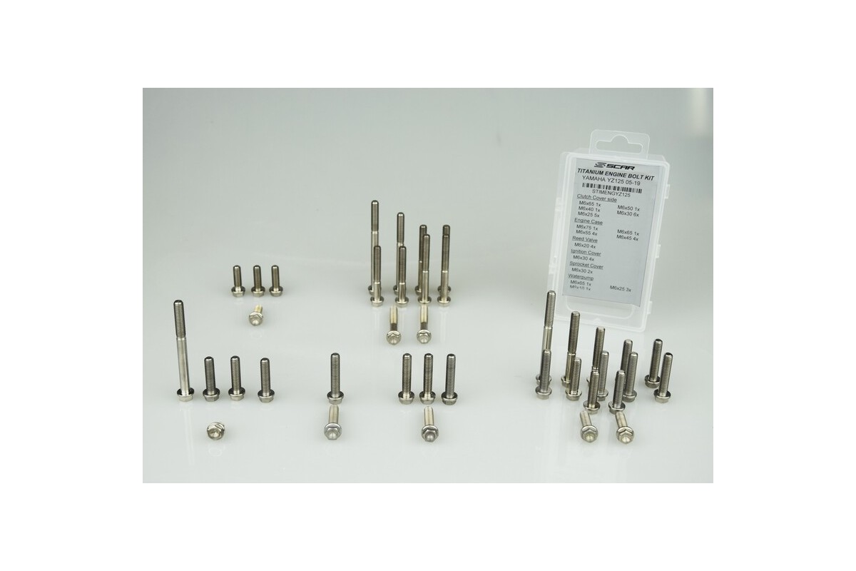 Kit vis moteur SCAR 42 vis titane