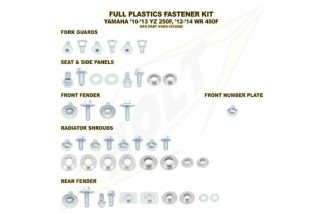 Kit vis complet de plastiques Bolt Yamaha YZ250F/WR450F