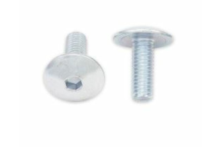Vis tête bombée plate BOLT M6x1x16mm 10 pièces