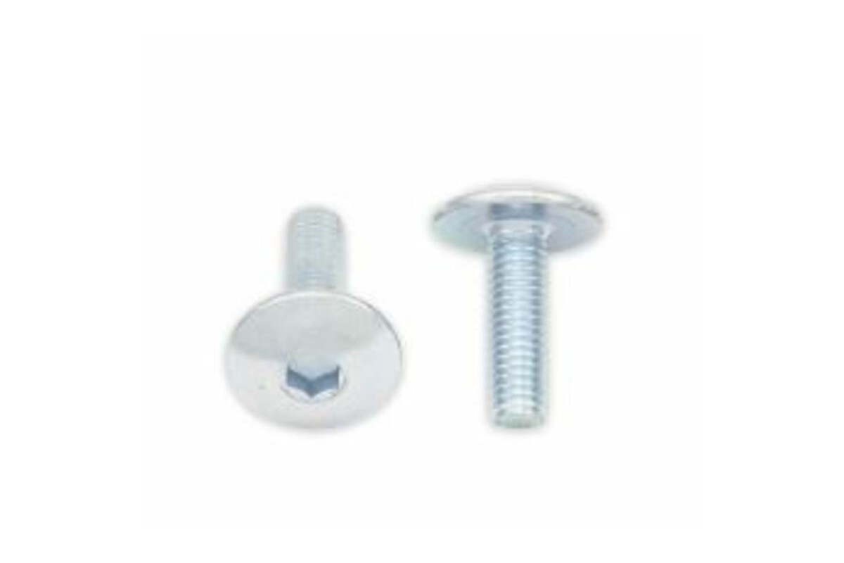 Vis tête bombée plate BOLT M5x0,80x16mm 10 pièces