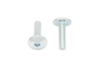 Vis tête bombée plate BOLT M5x0,80x12mm 10 pièces