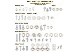 Kit vis complet de plastiques Bolt Yamaha YZ250/450-F