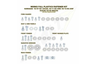 Kit vis complet de plastiques Bolt KTM