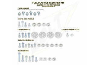 Kit vis complet de plastiques Bolt Suzuki RM125/250