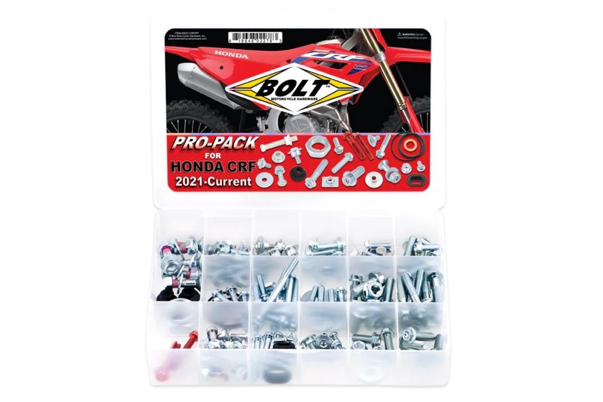 Kit visserie plastiques BOLT Pro Pack
