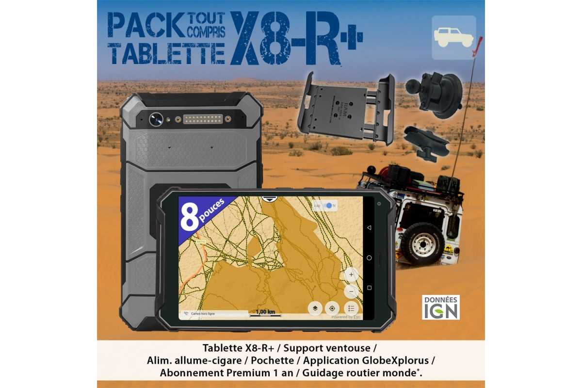 X8-R+ - Pack Quad-Moto-SSV | GPS GLOBE - Achat en ligne