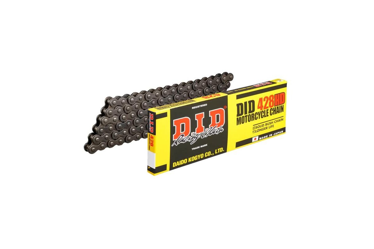 Kit chaîne DID/PBR 428HD 14/43 standard - couronne standard