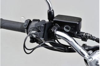 Alimentation USB type A DAYTONA Slim (2 entrées) - guidons Ø22,2/25,4