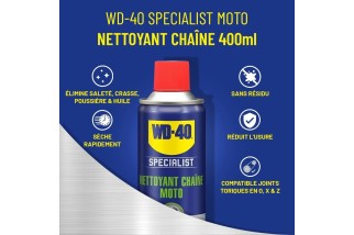 Kit d'entretient de chaîne WD-40 Specialist - 2x Spray 400ml