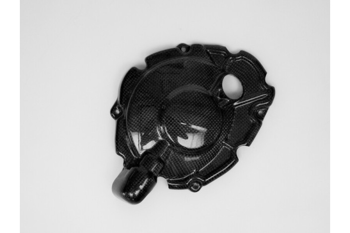 Couvre carter embrayage LIGHTECH carbone brillant