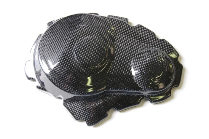Couvre carter embrayage LIGHTECH carbone brillant