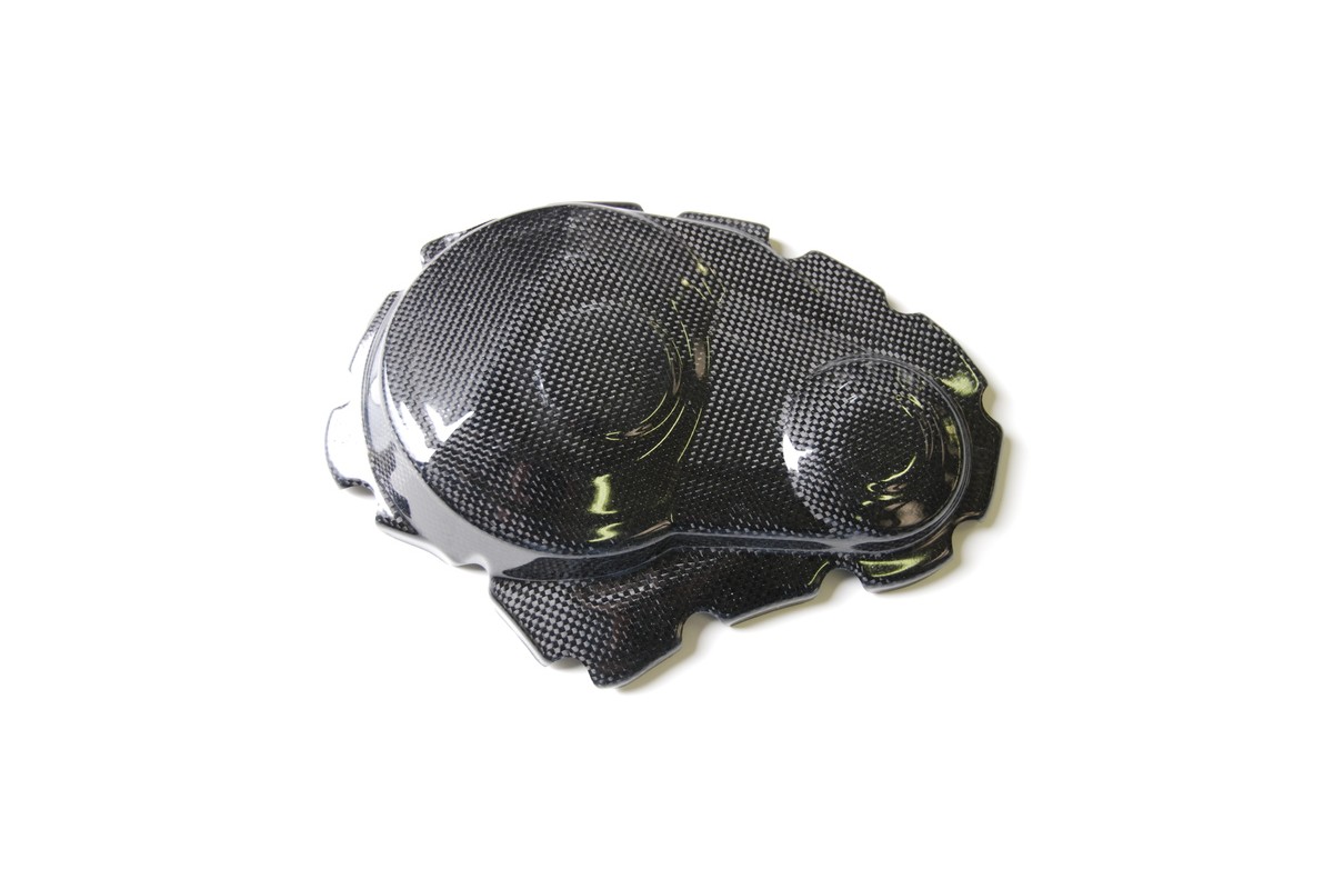 Couvre carter embrayage LIGHTECH carbone brillant