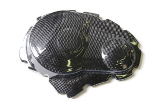 Couvre carter embrayage LIGHTECH carbone brillant