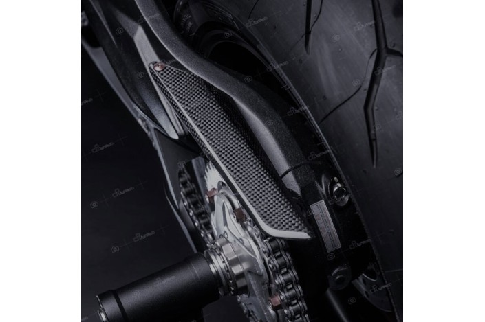 Carter de chaine LIGHTECH carbone mat