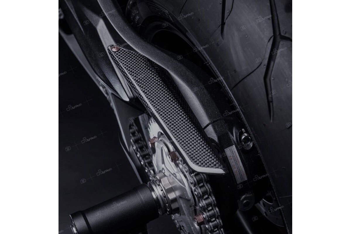 Carter de chaine LIGHTECH carbone mat